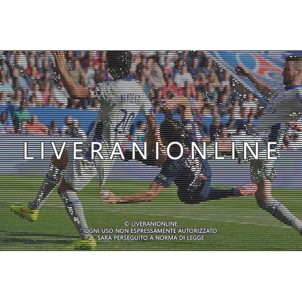 Goal Edinson Cavani - 16.08.2014 - Paris Saint Germain / Bastia - 2eme journee de Ligue 1 Photo : Aurelien Meunier / Icon Sport AG ALDO LIVERANI SAS ONLY ITALY