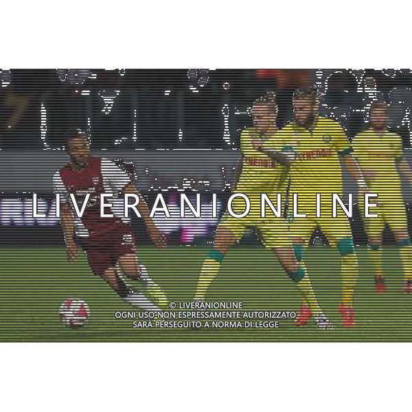 Kian HANSEN / Lucas DEAUX - 16.08.2014 - Metz / Nantes - 2eme journee de Ligue 1 - Photo : Fred Marvaux / Icon Sport AG ALDO LIVERANI SAS ONLY ITALY