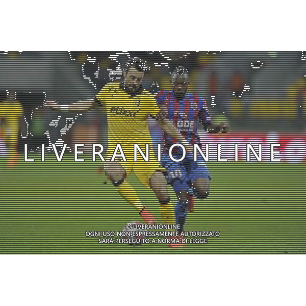 Marko Basa / Lenny Nangis - 15.08.2014 - Caen / Lille - 2eme journee de Ligue 1 Photo : Aurelien Meunier / Icon Sport AG ALDO LIVERANI SAS ONLY ITALY