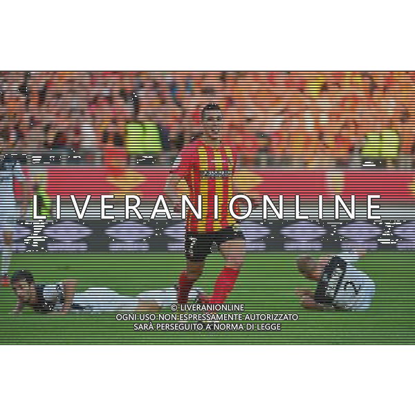Deception Yoann TOUZGHAR - 16.08.2014 - Lens / Guingamp - 2eme journee de Ligue 1 - Photo : Dave Winter / Icon Sport AG ALDO LIVERANI SAS ONLY ITALY