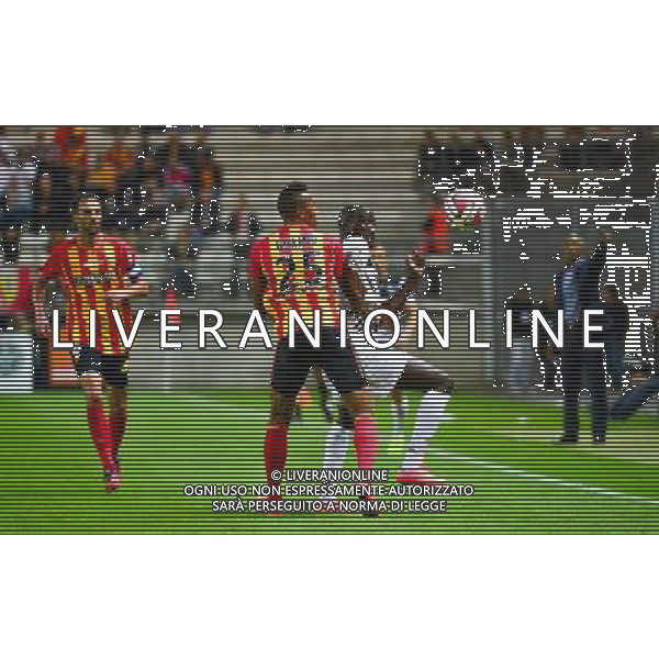 Mustapha YATABARE / Jean Philippe GBAMIN - 16.08.2014 - Lens / Guingamp - 2eme journee de Ligue 1 - Photo : Dave Winter / Icon Sport AG ALDO LIVERANI SAS ONLY ITALY