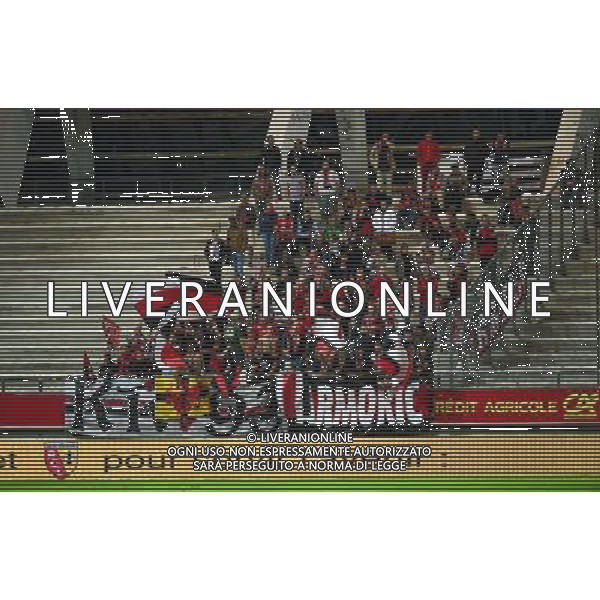 Supporters de Guingamp - 16.08.2014 - Lens / Guingamp - 2eme journee de Ligue 1 - Photo : Dave Winter / Icon Sport AG ALDO LIVERANI SAS ONLY ITALY