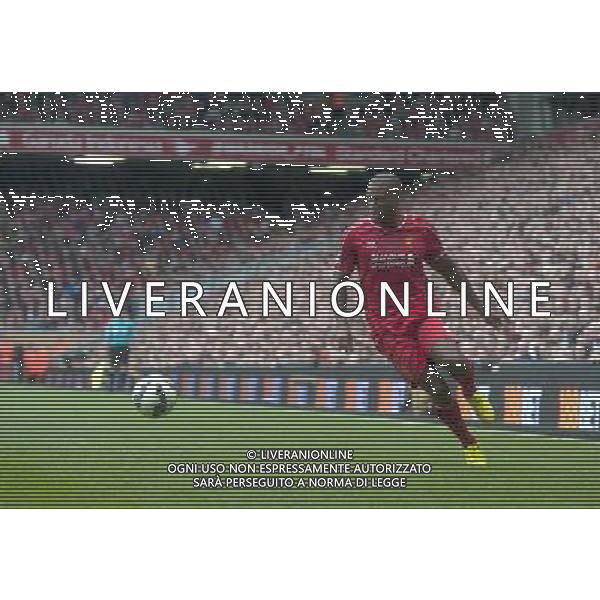 Liverpool\'s Glen Johnson Photographer Stephen White/CameraSport Football - Barclays Premiership - Liverpool v Southampton - Sunday 17th August 2014 - Anfield - Liverpool Â© CameraSport - 43 Linden Ave. Countesthorpe. Leicester. England. LE8 5PG - Tel: +44 (0) 116 277 4147 - admin@camerasport.com - www.camerasport.com AG ALDO LIVERANI SAS ONLY ITALY