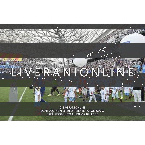 Illustration Stade Velodrome - Entree des Joueurs - 17.08.2014 - Marseille / Montpellier - 2eme journee de Ligue 1 Photo : Fred Porcu / Icon Sport AG ALDO LIVERANI SAS ONLY ITALY