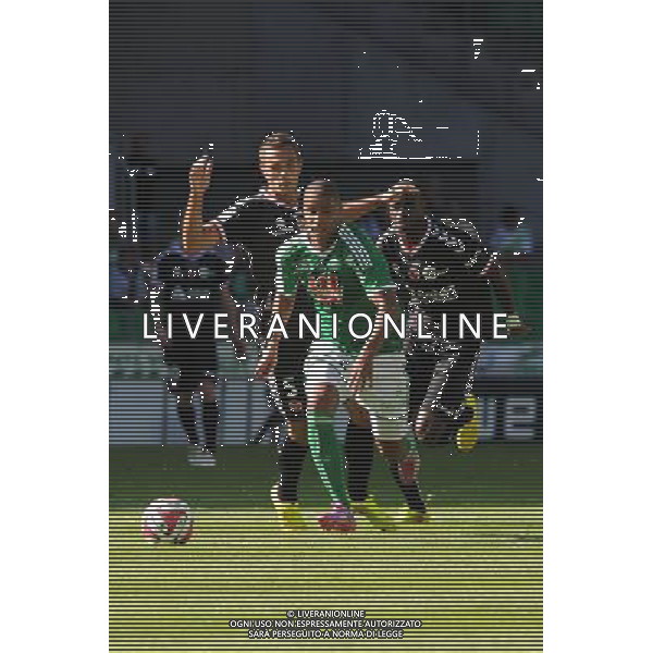 Kevin MONNET PAQUET - 17.08.2014 - Saint Etienne / Reims - 2eme journee de Ligue 1 Photo : Jean Paul Thomas / Icon Sport AG ALDO LIVERANI SAS ONLY ITALY