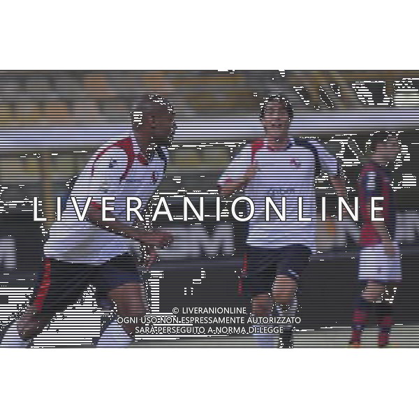COPPA ITALIA BOLOGNA AQUILA GOAL DE SOuSA FOTO SCHICCHI BOLOGNA L\'AQUILA COPPA ITALIA TIM 17-08-2014 FOTO SCHICCHI-AG ALDOL IVERANI SAS