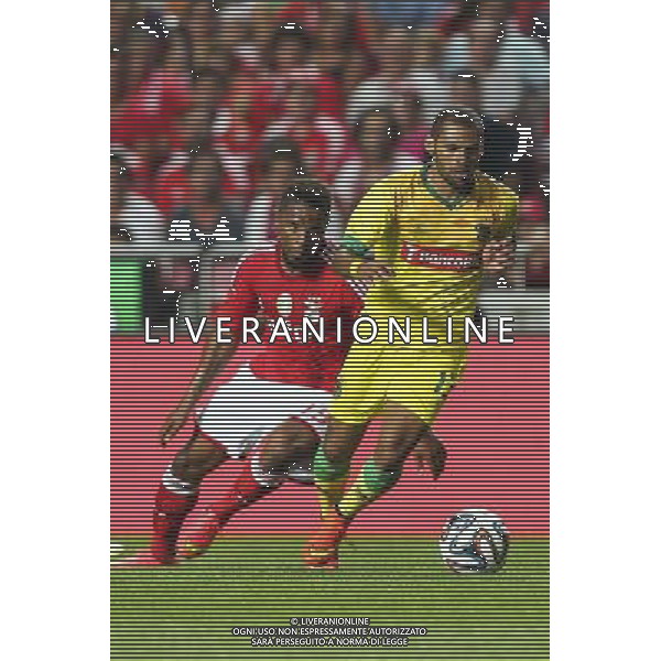 Jailson / Eliseu - 17.08.2014 - Benfica / Pacos de Ferreira - 1ere journee de Liga Sagres Photo : Carlos Rodrigues / Icon Sport
