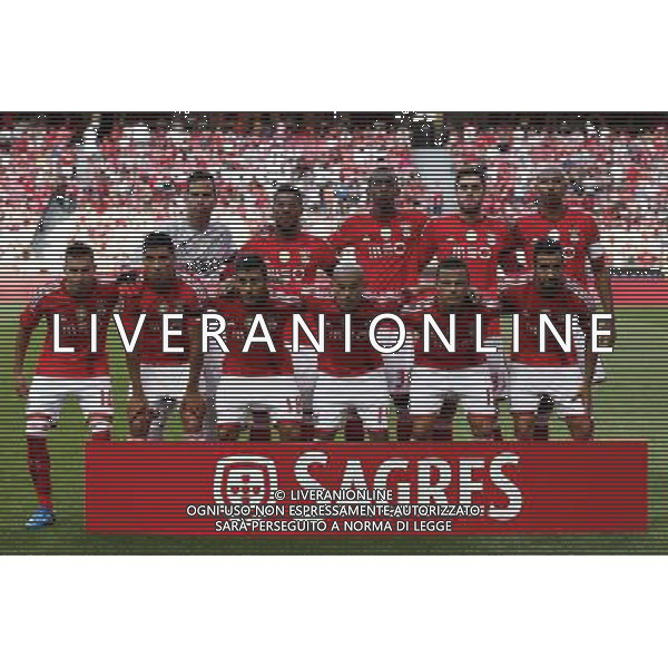 Equipe Benfica - 17.08.2014 - Benfica / Pacos de Ferreira - 1ere journee de Liga Sagres Photo : Carlos Rodrigues / Icon Sport