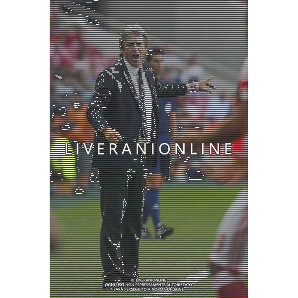 Jorge Jesus - 17.08.2014 - Benfica / Pacos de Ferreira - 1ere journee de Liga Sagres Photo : Carlos Rodrigues / Icon Sport