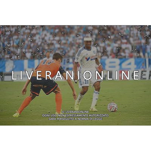 Andre AYEW - 17.08.2014 - Marseille / Montpellier - 2eme journee de Ligue 1 Photo : Fred Porcu / Icon Sport AG ALDO LIVERANI SAS ONLY ITALY