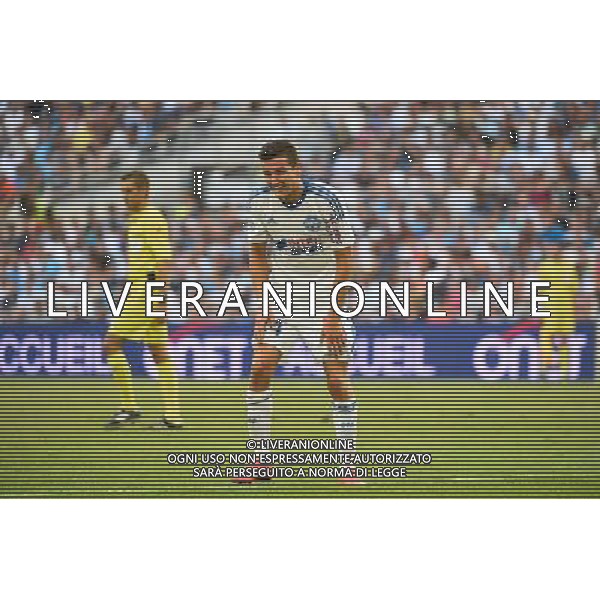 Deception Florian THAUVIN - 17.08.2014 - Marseille / Montpellier - 2eme journee de Ligue 1 Photo : Fred Porcu / Icon Sport AG ALDO LIVERANI SAS ONLY ITALY