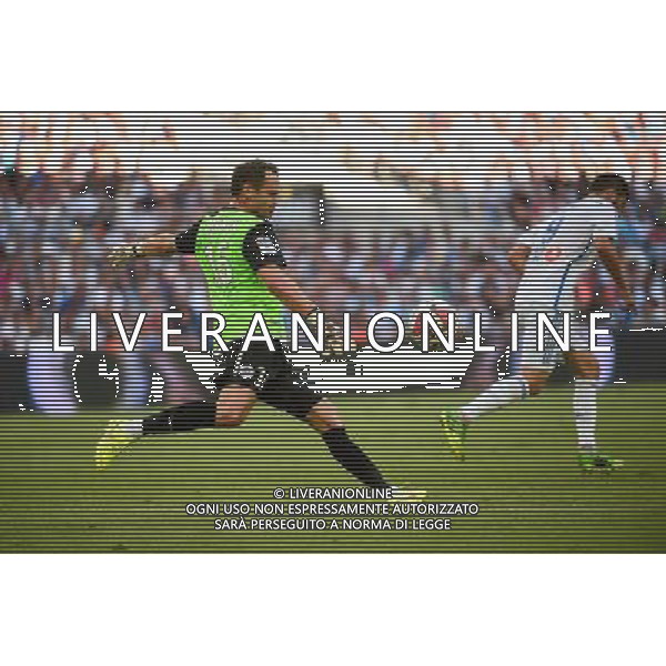 Geoffrey JOURDREN - 17.08.2014 - Marseille / Montpellier - 2eme journee de Ligue 1 Photo : Fred Porcu / Icon Sport AG ALDO LIVERANI SAS ONLY ITALY