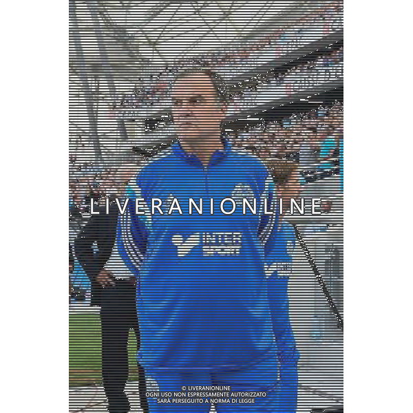 Marcelo BIELSA - 17.08.2014 - Marseille / Montpellier - 2eme journee de Ligue 1 Photo : Fred Porcu / Icon Sport AG ALDO LIVERANI SAS ONLY ITALY