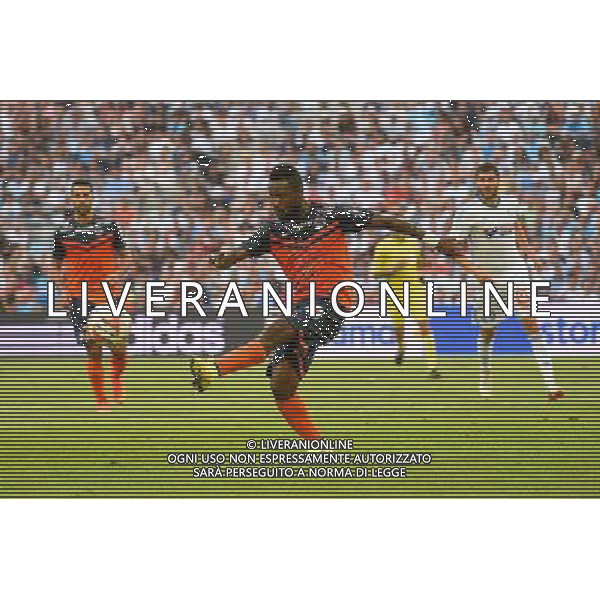 Siaka TIENE - 17.08.2014 - Marseille / Montpellier - 2eme journee de Ligue 1 Photo : Fred Porcu / Icon Sport AG ALDO LIVERANI SAS ONLY ITALY
