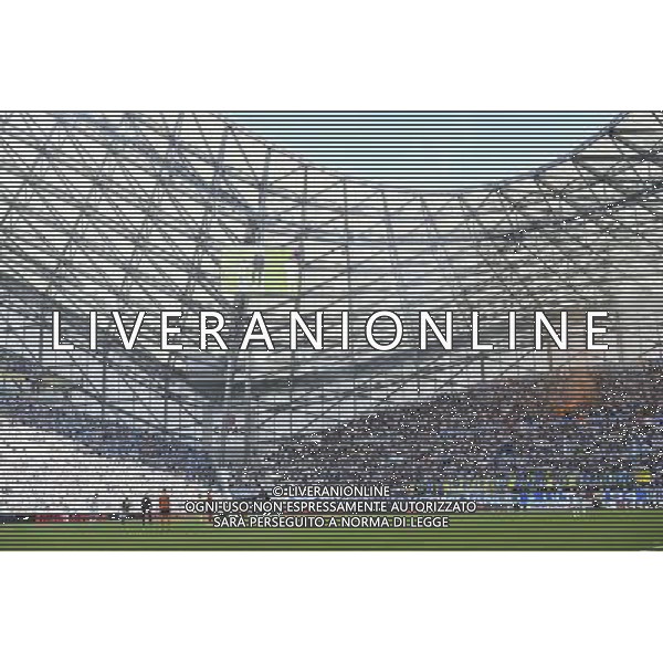 Stade Velodrome - 17.08.2014 - Marseille / Montpellier - 2eme journee de Ligue 1 Photo : Fred Porcu / Icon Sport AG ALDO LIVERANI SAS ONLY ITALY