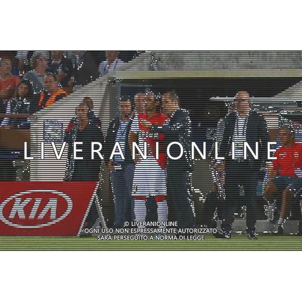 Leonardo Jardim / Radamel Falcao - 17.08.2014 - Bordeaux / Monaco - 2eme journee de Ligue 1 - Photo : Manuel Blondeau / Icon Sport AG ALDO LIVERANI SAS ONLY ITALY