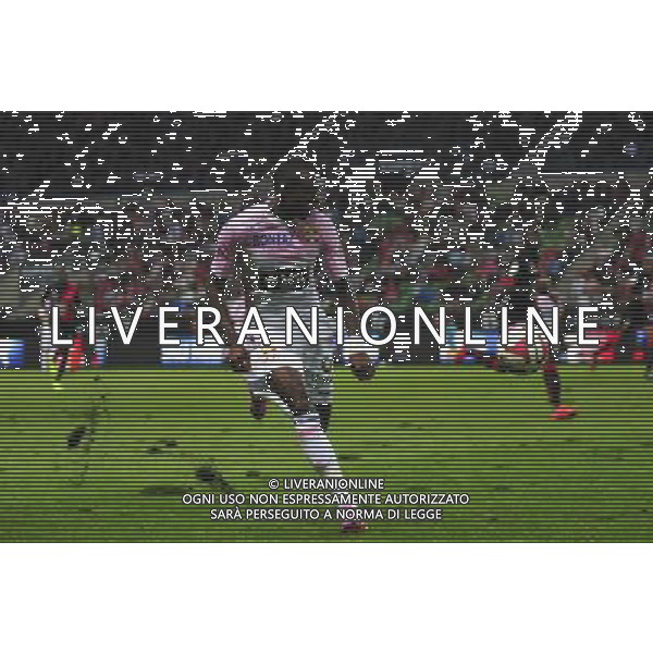 Clarck Nsikulu - 16.08.2014 - Rennes / Evian Thonon - 2eme journee de Ligue 1 Photo : Philippe Le Brech / Icon Sport AG ALDO LIVERANI SAS ONLY ITALY