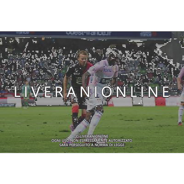 Clarck Nsikulu - 16.08.2014 - Rennes / Evian Thonon - 2eme journee de Ligue 1 Photo : Philippe Le Brech / Icon Sport AG ALDO LIVERANI SAS ONLY ITALY