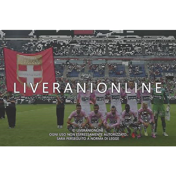Equipe Evian Thonon - 16.08.2014 - Rennes / Evian Thonon - 2eme journee de Ligue 1 Photo : Philippe Le Brech / Icon Sport AG ALDO LIVERANI SAS ONLY ITALY