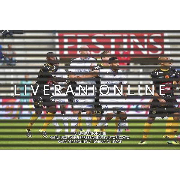 Bruce ABDOULAYE / Sebastien PUYGRENIER / Jean-Charles CASTELLETTO - 15.08.2014 - Auxerre / Orleans - 3eme journee de Ligue 2 Photo : Dave Winter / Icon Sport AG ALDO LIVERANI SAS ONLY ITALY
