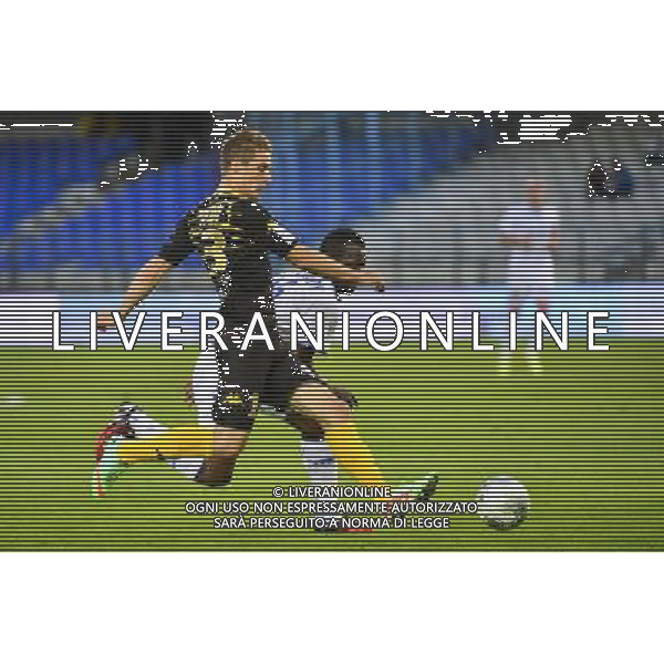 Julien DELONGLEE / Cheick FANTAMADY DIARRA - 15.08.2014 - Auxerre / Orleans - 3eme journee de Ligue 2 Photo : Dave Winter / Icon Sport AG ALDO LIVERANI SAS ONLY ITALY