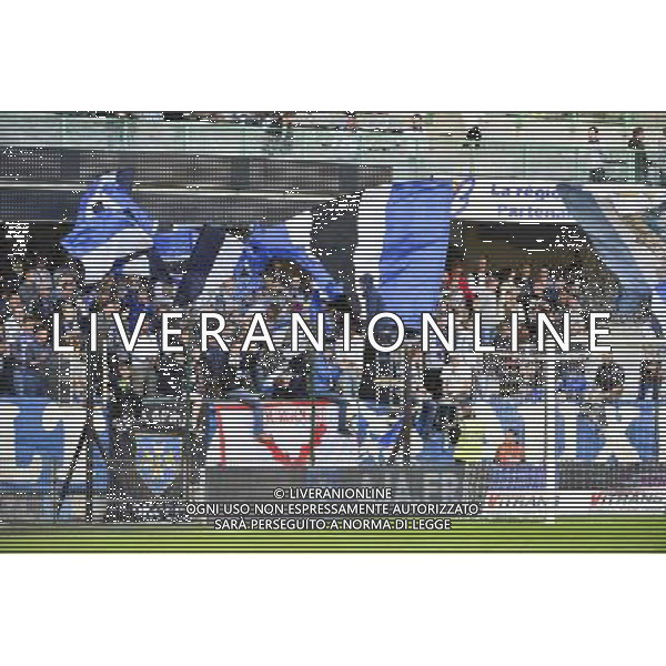 Supporters Auxerre - 15.08.2014 - Auxerre / Orleans - 3eme journee de Ligue 2 Photo : Dave Winter / Icon Sport AG ALDO LIVERANI SAS ONLY ITALY
