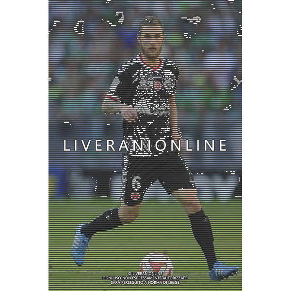Antoine DEVAUX - 17.08.2014 - Saint Etienne / Reims - 2eme journee de Ligue 1 Photo : Jean Paul Thomas / Icon Sport AG ALDO LIVERANI SAS ONLY ITALY
