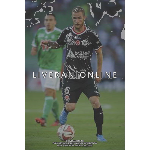 Antoine DEVAUX - 17.08.2014 - Saint Etienne / Reims - 2eme journee de Ligue 1 Photo : Jean Paul Thomas / Icon Sport AG ALDO LIVERANI SAS ONLY ITALY
