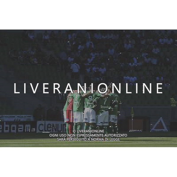 EQUIPE SAINT ETIENNE - 17.08.2014 - Saint Etienne / Reims - 2eme journee de Ligue 1 Photo : Jean Paul Thomas / Icon Sport AG ALDO LIVERANI SAS ONLY ITALY