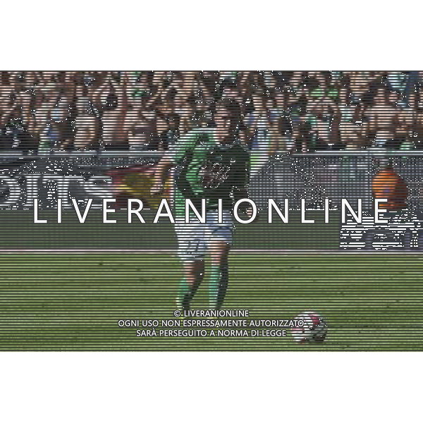 Franck TABANOU - 17.08.2014 - Saint Etienne / Reims - 2eme journee de Ligue 1 Photo : Jean Paul Thomas / Icon Sport AG ALDO LIVERANI SAS ONLY ITALY