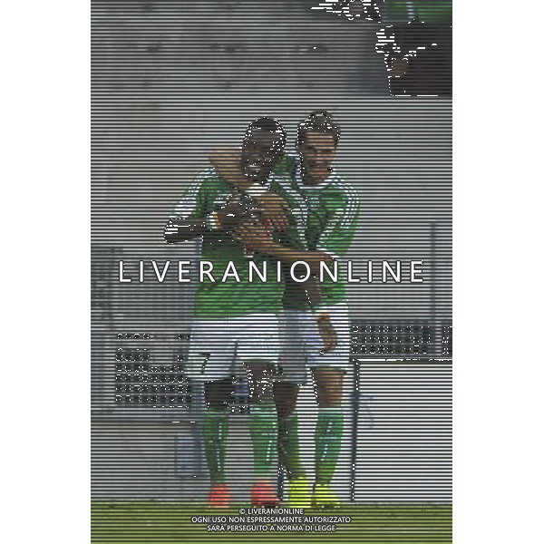 JOIE Max Alain GRADEL - 17.08.2014 - Saint Etienne / Reims - 2eme journee de Ligue 1 Photo : Jean Paul Thomas / Icon Sport AG ALDO LIVERANI SAS ONLY ITALY