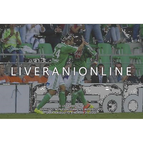 JOIE Max Alain GRADEL - 17.08.2014 - Saint Etienne / Reims - 2eme journee de Ligue 1 Photo : Jean Paul Thomas / Icon Sport AG ALDO LIVERANI SAS ONLY ITALY