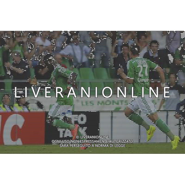 JOIE Max Alain GRADEL - 17.08.2014 - Saint Etienne / Reims - 2eme journee de Ligue 1 Photo : Jean Paul Thomas / Icon Sport AG ALDO LIVERANI SAS ONLY ITALY