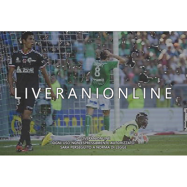 Kossi AGASSA - 17.08.2014 - Saint Etienne / Reims - 2eme journee de Ligue 1 Photo : Jean Paul Thomas / Icon Sport AG ALDO LIVERANI SAS ONLY ITALY