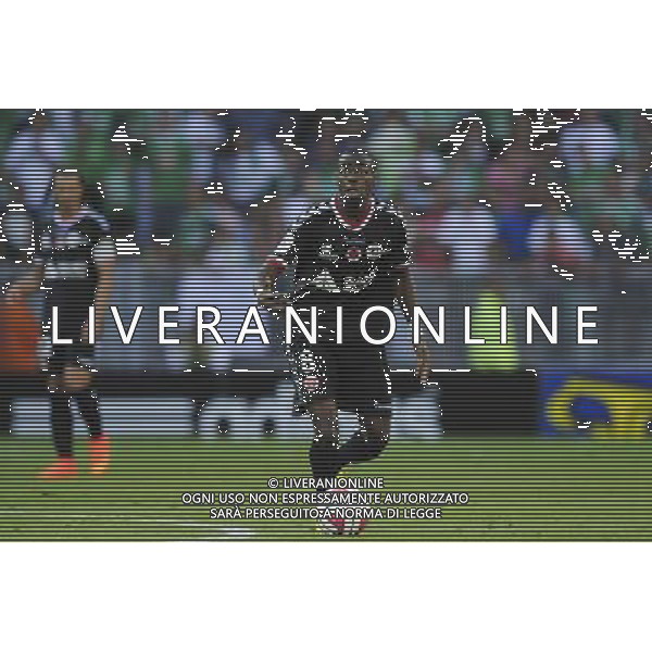 Prince ONIANGUE - 17.08.2014 - Saint Etienne / Reims - 2eme journee de Ligue 1 Photo : Jean Paul Thomas / Icon Sport AG ALDO LIVERANI SAS ONLY ITALY