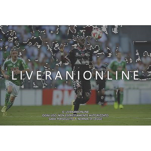 Prince ONIANGUE - 17.08.2014 - Saint Etienne / Reims - 2eme journee de Ligue 1 Photo : Jean Paul Thomas / Icon Sport AG ALDO LIVERANI SAS ONLY ITALY