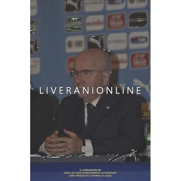 ROMA 19-08-2014 PRESENTAZIONE DEL NUOVO ALLENATORE DELLA NAZIONALE ITALIANA ANTONIO CONTE NELLA FOTO CARLO TAVECCHIO FOTO FABRIZIO CORRADETTI-AG ALDO LIVERANI SAS