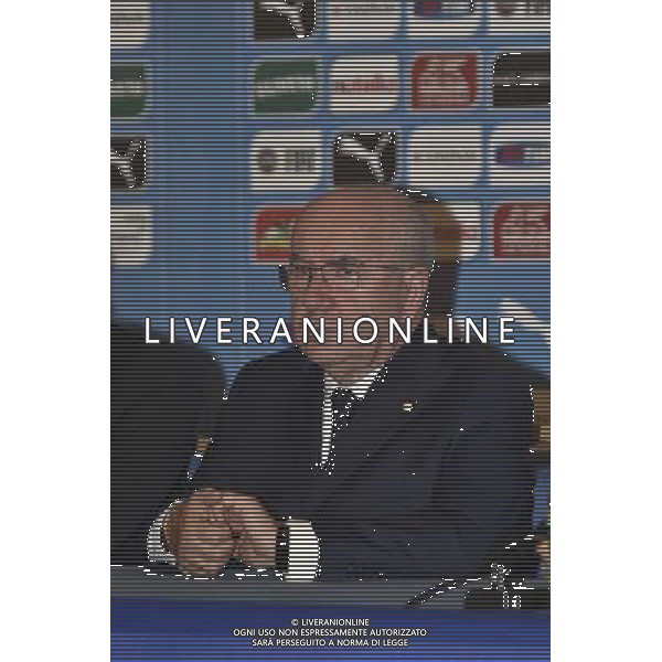 ROMA 19-08-2014 PRESENTAZIONE DEL NUOVO ALLENATORE DELLA NAZIONALE ITALIANA ANTONIO CONTE NELLA FOTO CARLO TAVECCHIO FOTO FABRIZIO CORRADETTI-AG ALDO LIVERANI SAS