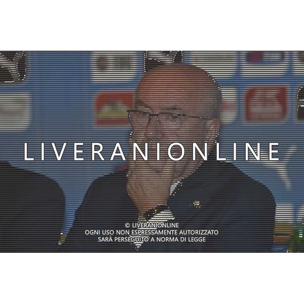 ROMA 19-08-2014 PRESENTAZIONE DEL NUOVO ALLENATORE DELLA NAZIONALE ITALIANA ANTONIO CONTE NELLA FOTO CARLO TAVECCHIO FOTO FABRIZIO CORRADETTI-AG ALDO LIVERANI SAS