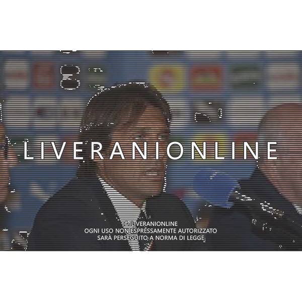 ROMA 19-08-2014 PRESENTAZIONE DEL NUOVO ALLENATORE DELLA NAZIONALE ITALIANA ANTONIO CONTE NELLA FOTO ANTONIO CONTE FOTO FABRIZIO CORRADETTI-AG ALDO LIVERANI SAS
