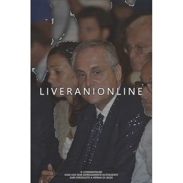 ROMA 19-08-2014 PRESENTAZIONE DEL NUOVO ALLENATORE DELLA NAZIONALE ITALIANA ANTONIO CONTE NELLA FOTO CLAUDIO LOTITO FOTO FABRIZIO CORRADETTI-AG ALDO LIVERANI SAS