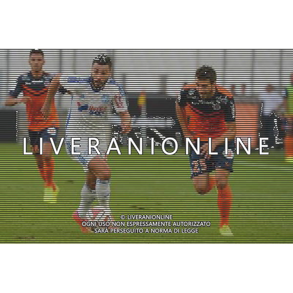 Romain ALESSANDRINI / Mathieu DEPLAGNE - 17.08.2014 - Marseille / Montpellier - 2eme journee de Ligue 1 - Photo : Gaston Petrelli / Icon Sport AG ALDO LIVERANI SAS ONLY ITALY