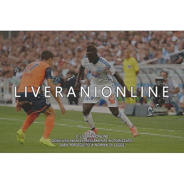 Benjamin MENDY - 17.08.2014 - Marseille / Montpellier - 2eme journee de Ligue 1 - Photo : Gaston Petrelli / Icon Sport AG ALDO LIVERANI SAS ONLY ITALY