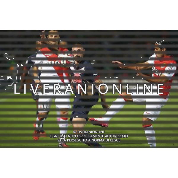 Diego Contento / Radamel Falcao - 17.08.2014 - Bordeaux / Monaco - 2eme journee de Ligue 1 - Photo : Manuel Blondeau / Icon Sport AG ALDO LIVERANI SAS ONLY ITALY