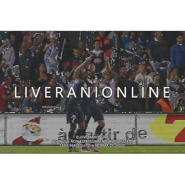 Joie Emiliano Sala / Diego Rolan - 17.08.2014 - Bordeaux / Monaco - 2eme journee de Ligue 1 - Photo : Manuel Blondeau / Icon Sport AG ALDO LIVERANI SAS ONLY ITALY