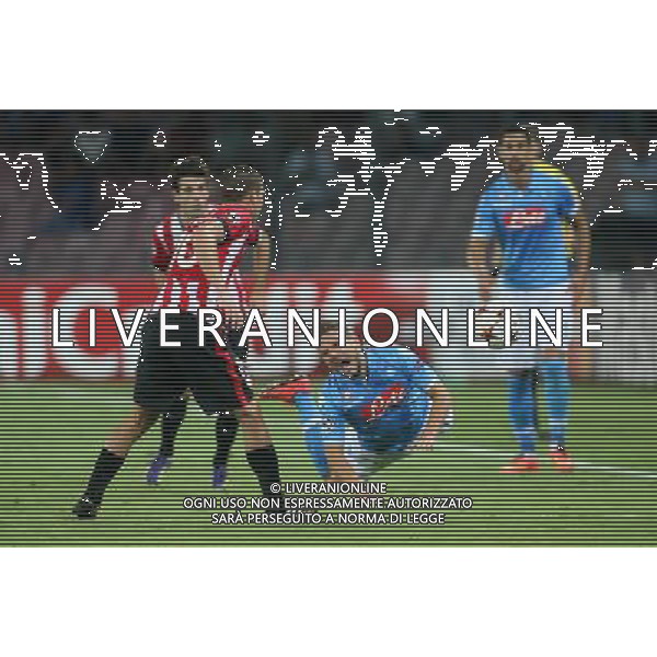 NAPOLI - ATHLETIC BILBAO PRELIMINARI DI CHAMPIONS LEAGUE 19 Agosto 2014 NELLA FOTO: MERTENS ©MOSCA/Agenzia Aldo Liverani sas