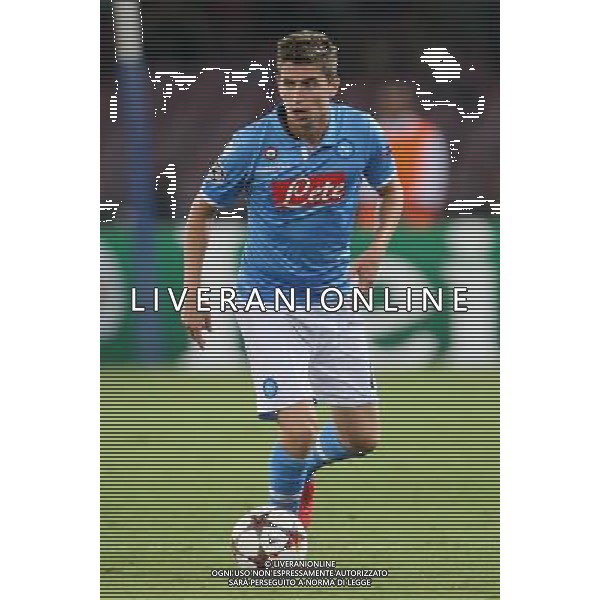 NAPOLI CALCIO NELLA FOTO: JORGINHO FOTO MOSCA- AG.LIVERANI PRELIMINARI DI CHAMPIONS LEAGUE 19-80-2014 NAPOLI ATLETIC BILBAO