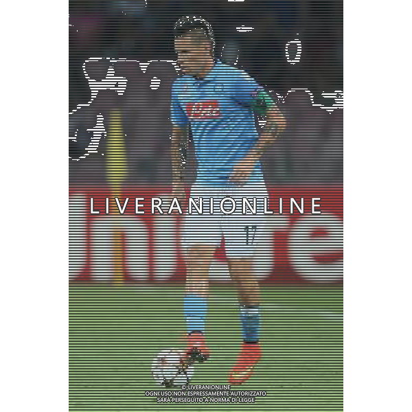 NAPOLI CALCIO NELLA FOTO: HAMSIK MAREK FOTO MOSCA- AG.LIVERANI PRELIMINARI DI CHAMPIONS LEAGUE 19-80-2014 NAPOLI ATLETIC BILBAO