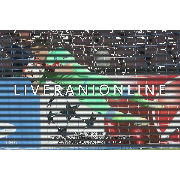 NAPOLI CALCIO NELLA FOTO: RAFAEL CABRAL FOTO MOSCA- AG.LIVERANI PRELIMINARI DI CHAMPIONS LEAGUE 19-80-2014 NAPOLI ATLETIC BILBAO