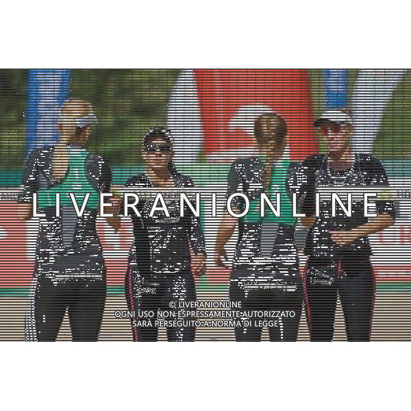 20.08.2014 - Stare Jablonki , siatkowka plazowa , beach volleyball , World Tour , FIVB Stare Jablonki Grand Slam 2014 , Czechy (zielone) - Szwecja (czarne) , Czech Republic (green) - Sweden (black) N/Z Kristyna Kolocova , Camilla Nilsson , Marketa Slukova , Tadva Yoken Fot. Karol Bartnik / MPAimages.com/NEWSPIX.PL --- Newspix.pl /Agenzia Aldo Liverani sas - ITALY ONLY - Repubblica Ceca - Svezia beach volley FIVB Grande Slam 20.08.2014 *** Local Caption *** www.newspix.pl mail us: info@newspix.pl call us: 0048 022 23 22 222 --- Polish Picture Agency by Ringier Axel Springer Poland
